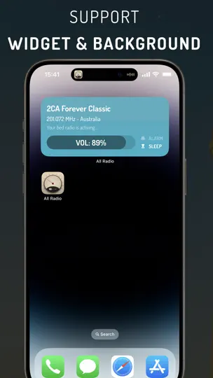 Captura de pantalla de Radio App - Live FM, AM & DAB+ en iPhone 5