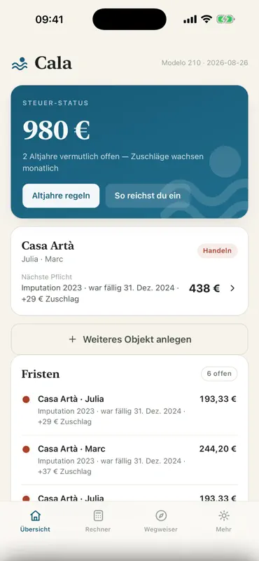 Cala: Modelo 210 Spain Tax screenshot 6 of 6