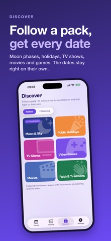 Kounts - Events Countdown App Screenshot 2 of 9
