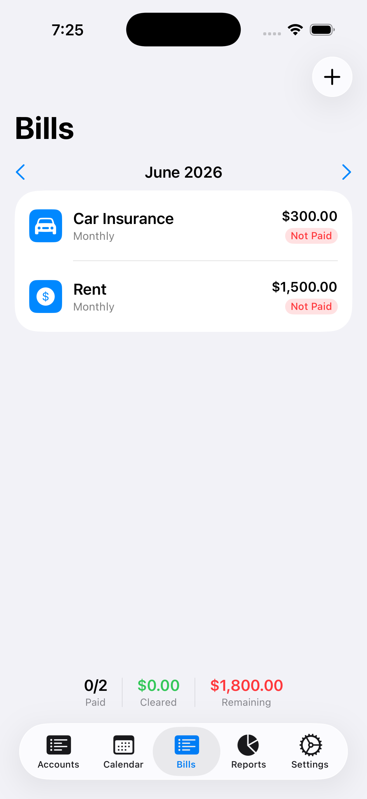 Checkbook - Simple Tracking