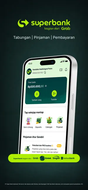 Superbank: Save, Borrow, Grow iPhone screenshot 1