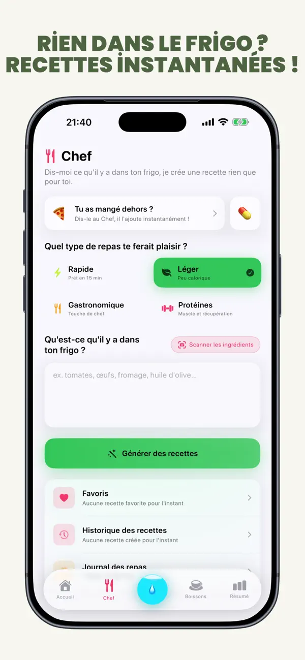 Screenshot #3 pour Omni Health: Nutrition IA