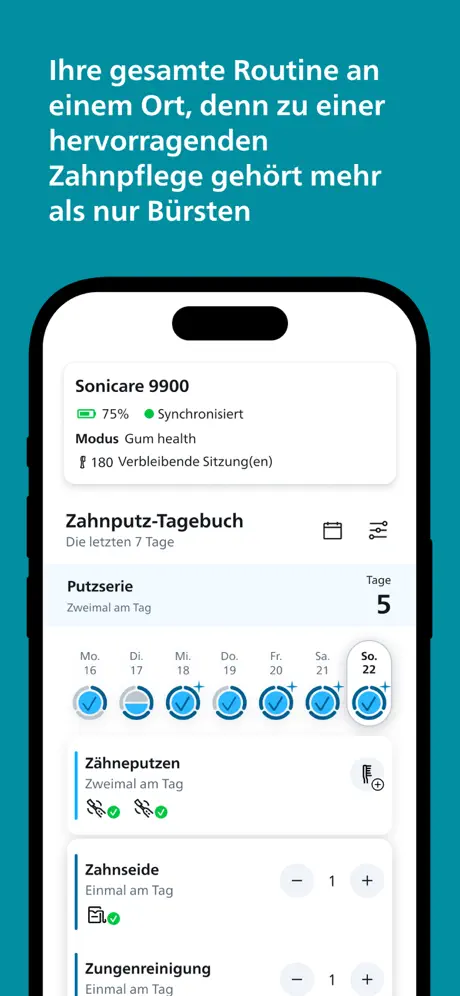 Philips Sonicare‑App screenshot 2