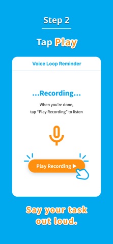 Voice Loop Reminder - On Track Screenshot 3 of 4