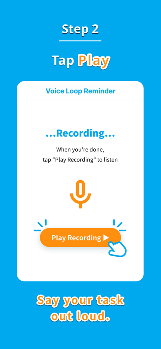 Voice Loop Reminder - On Track Screenshot 3 of 4