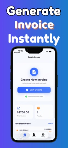 Invoice Maker - Receily Screenshot 1 of 6