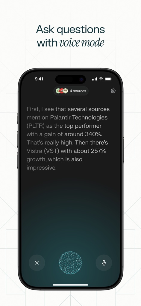 Perplexity - AI Search & Chat - 音声で質問、AIが回答