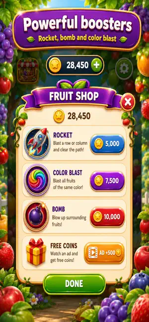 Fruzzle Drop: Ice Match screenshot 4
