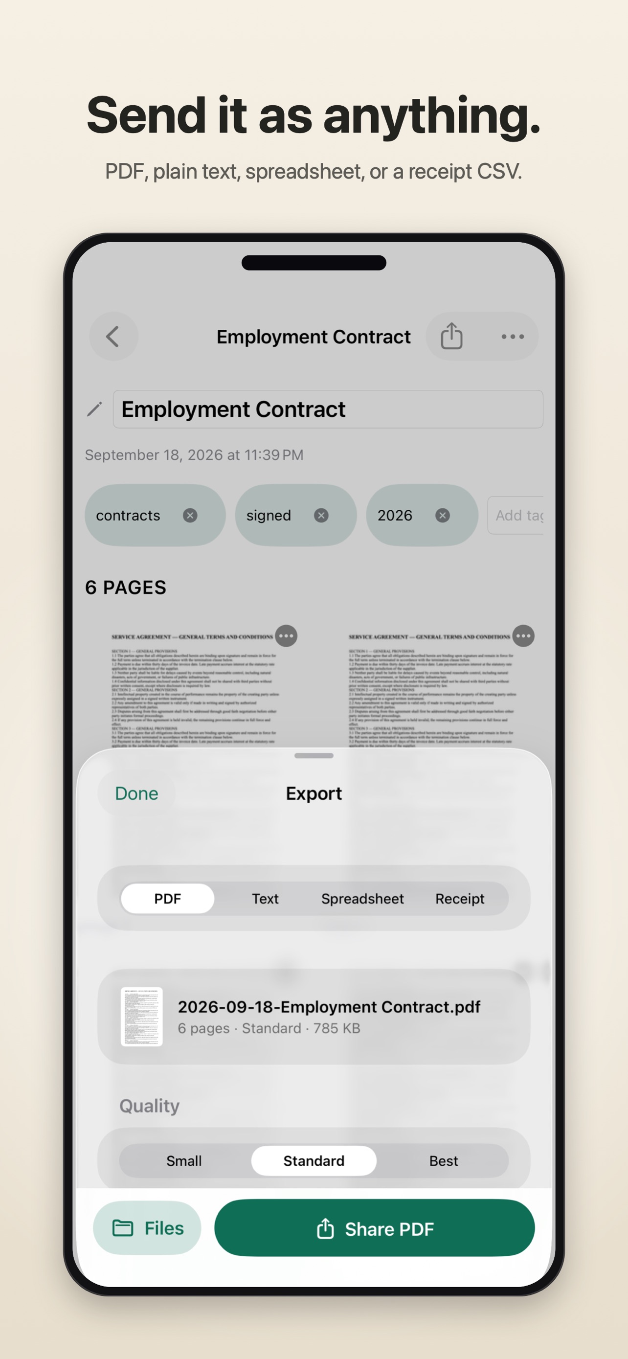 Screenshot 4 of PDF Document Scanner: Pageora