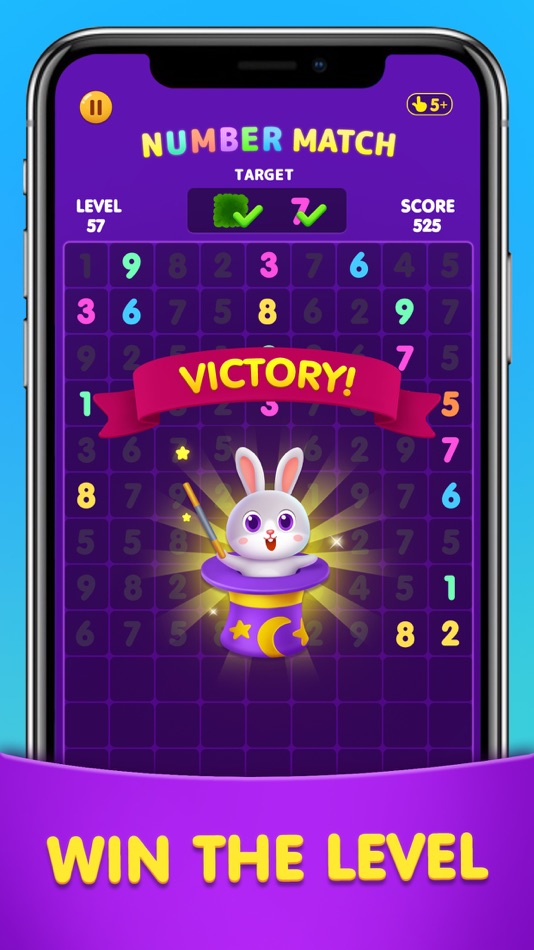 #6. Number Match: Ten Crush Puzzle (iOS) By: UNICO STUDIO