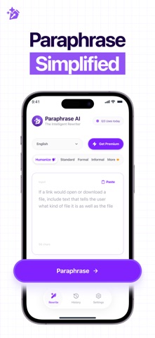 Paraphrase AI: Smart Humanizer screenshot