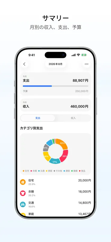 Flow 家計簿 screenshot 2 of 7
