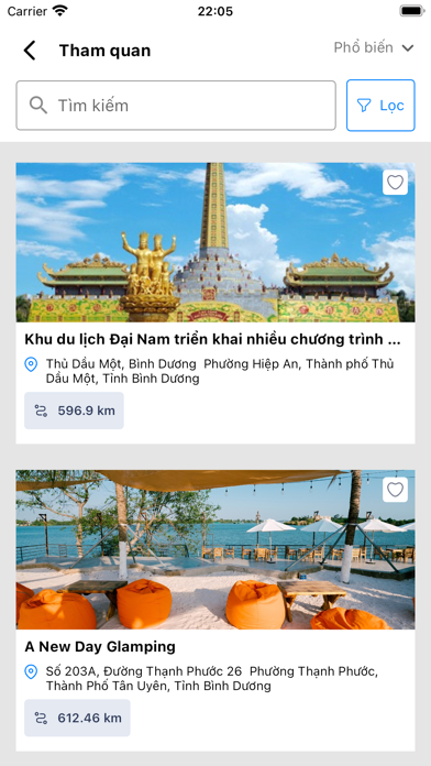 Screenshot #2 pour Du Lich Binh Duong