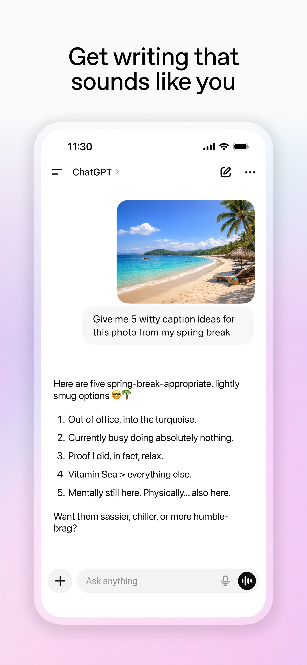 ChatGPT screenshot 4
