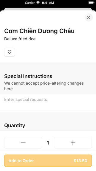 Pho Thien Phat iPhone screenshot 3 - Food & Drink app