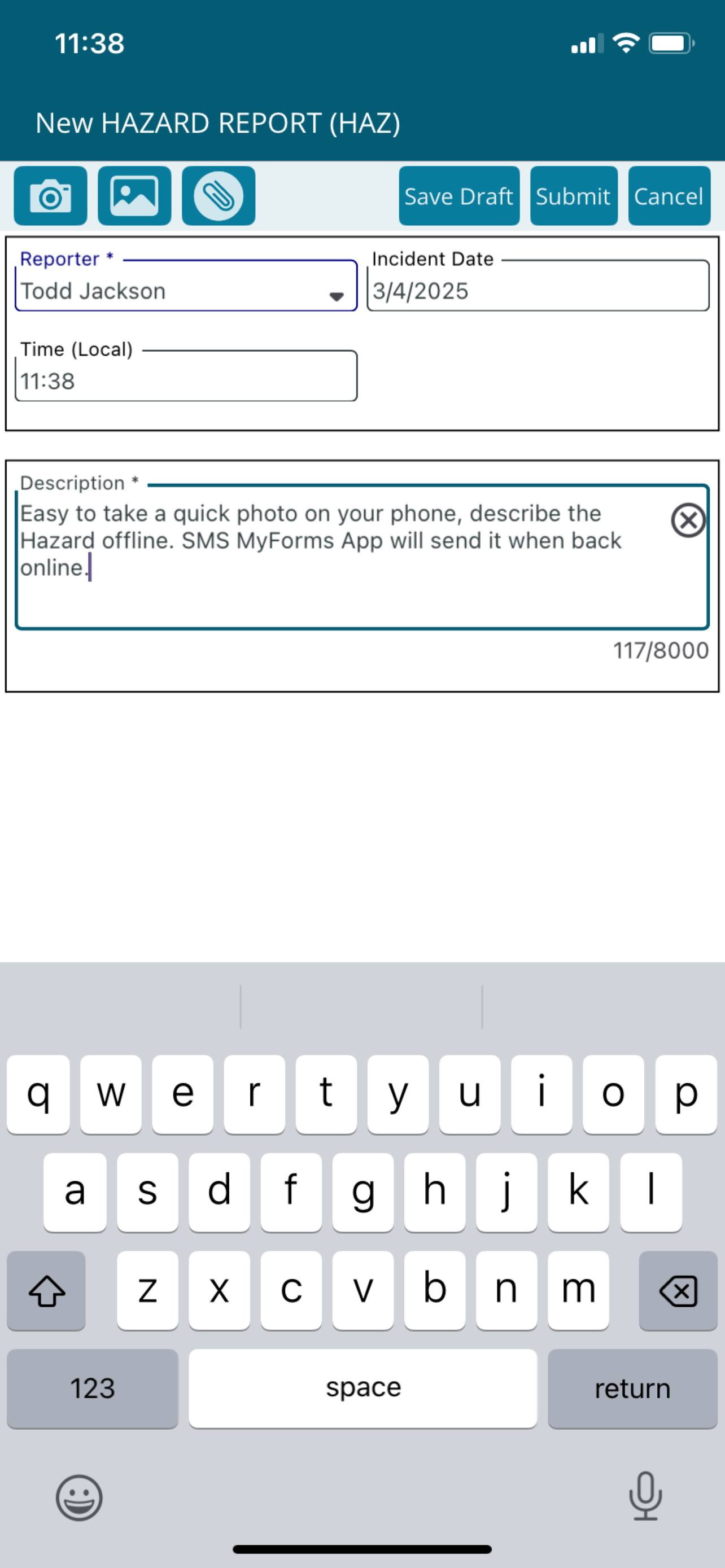 SMS360 My Forms screenshot 4