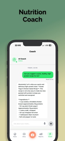 Food AI: Calorie Tracker iPhone screenshot