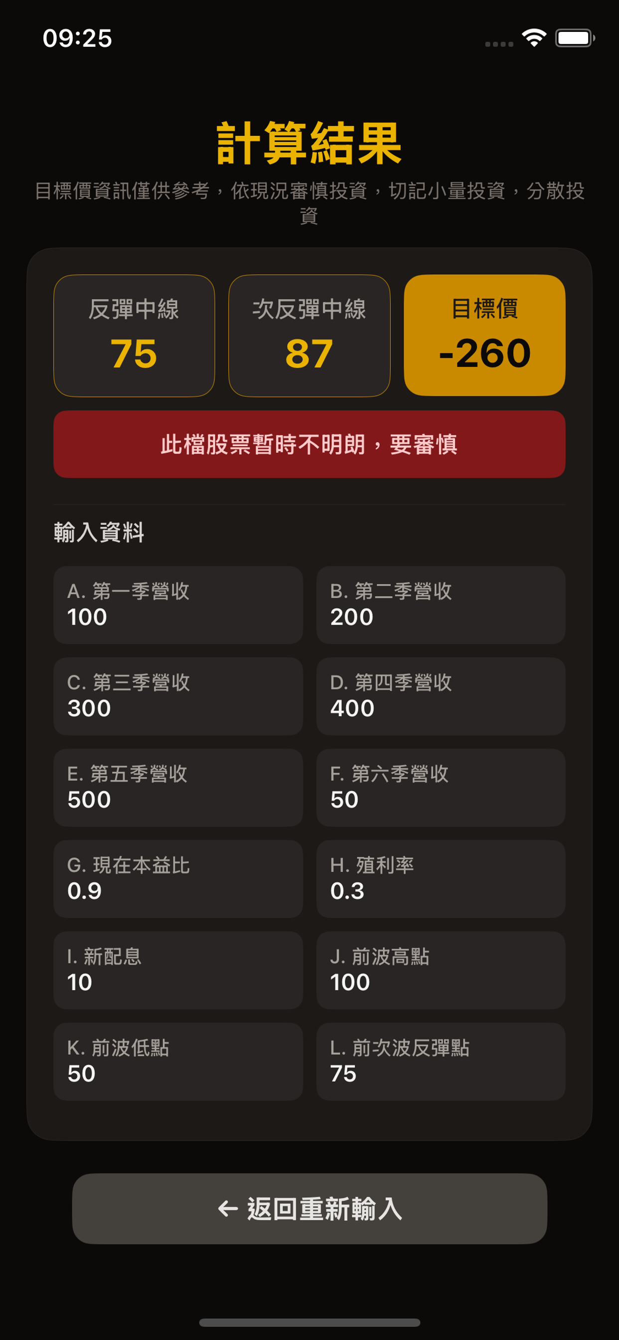 豪神目標價 screenshot 3