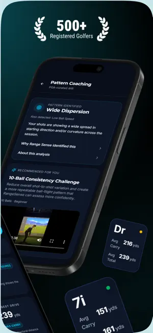 Range Sense: Golf Practice screenshot 2