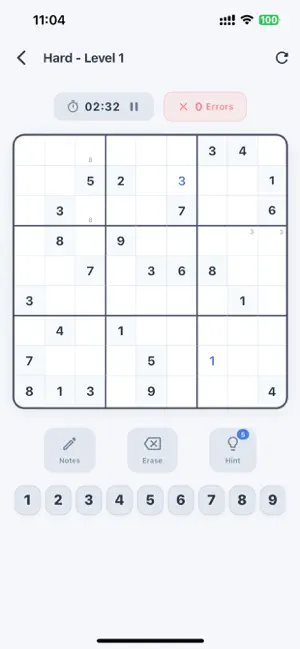 Sudoku Master – 1,000 Levels screenshot 3