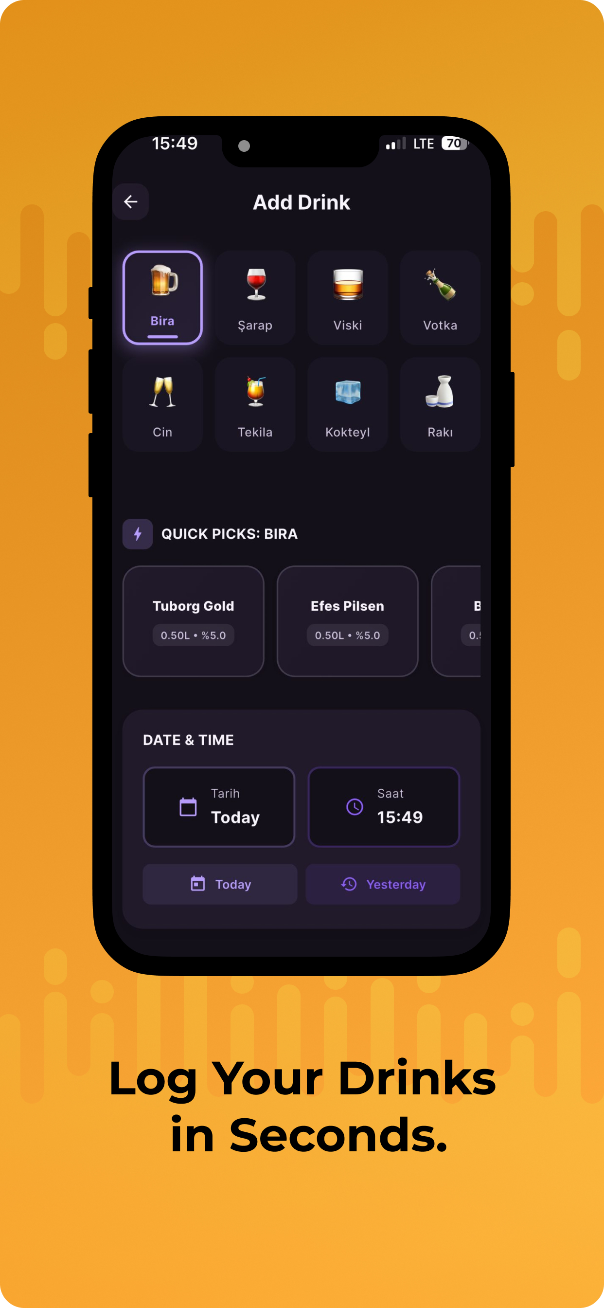 Drink Log - Alcohol Tracker screenshot 3