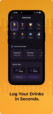 Drink Log - Alcohol Tracker Screenshot 3 of 4