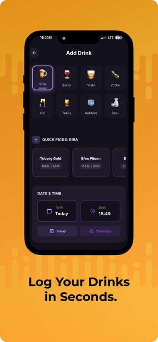 Drink Log - Alcohol Tracker Screenshot 3 of 4