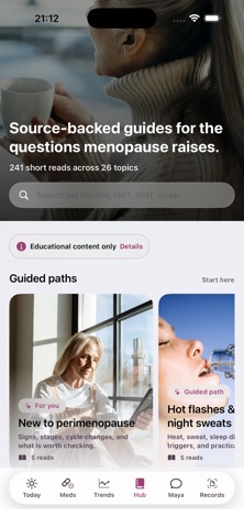 Maya: Menopause Companion Screenshot 5 of 10