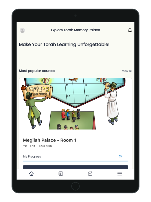 Torah Memory Palace iPad screenshot 6 - Education app