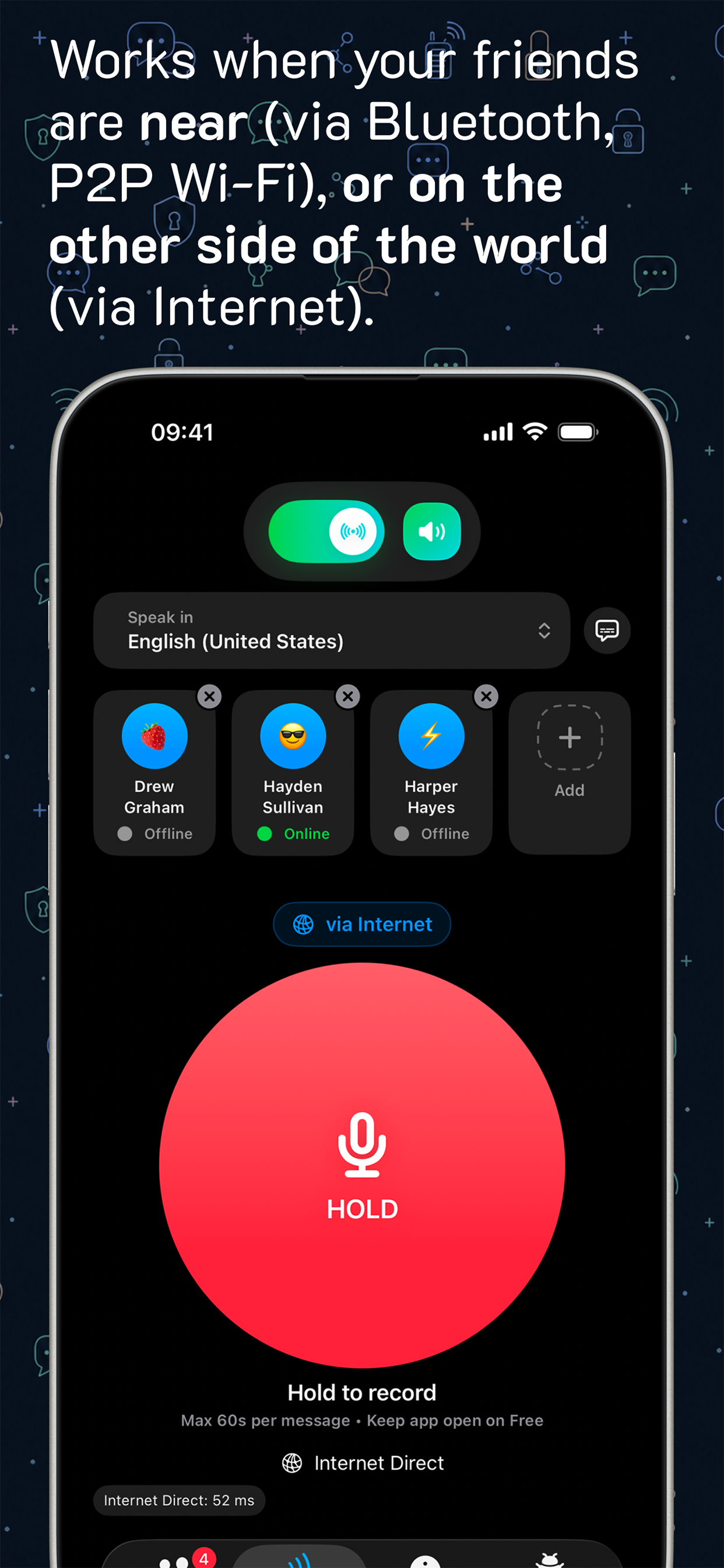 Mini Walkie Talkie screenshot 2
