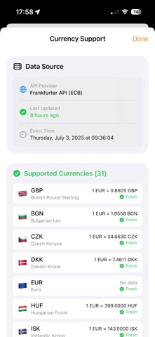 Curry - The Currency Converter screenshot