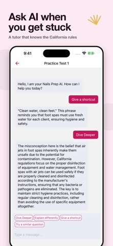 Nails Exam: Nail Tech Prep iPhone screenshot