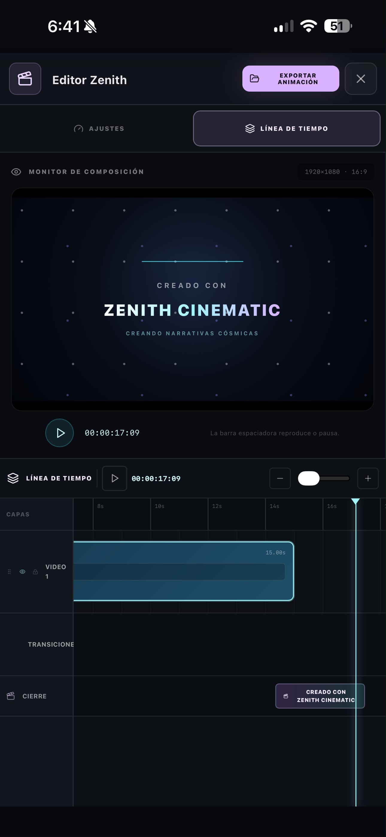 Zenith Cinematic screenshot 2