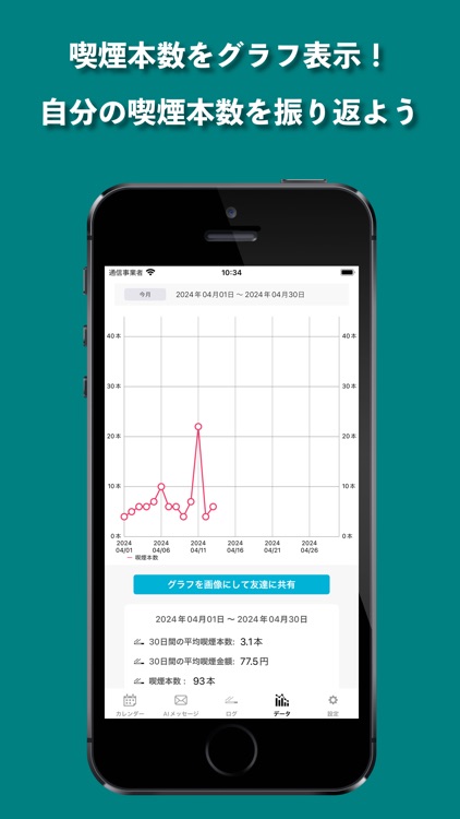 喫煙カレンダー for watch screenshot-4