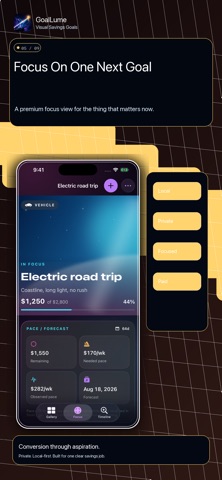GoalLume: Savings Goal Tracker のスクリーンショット