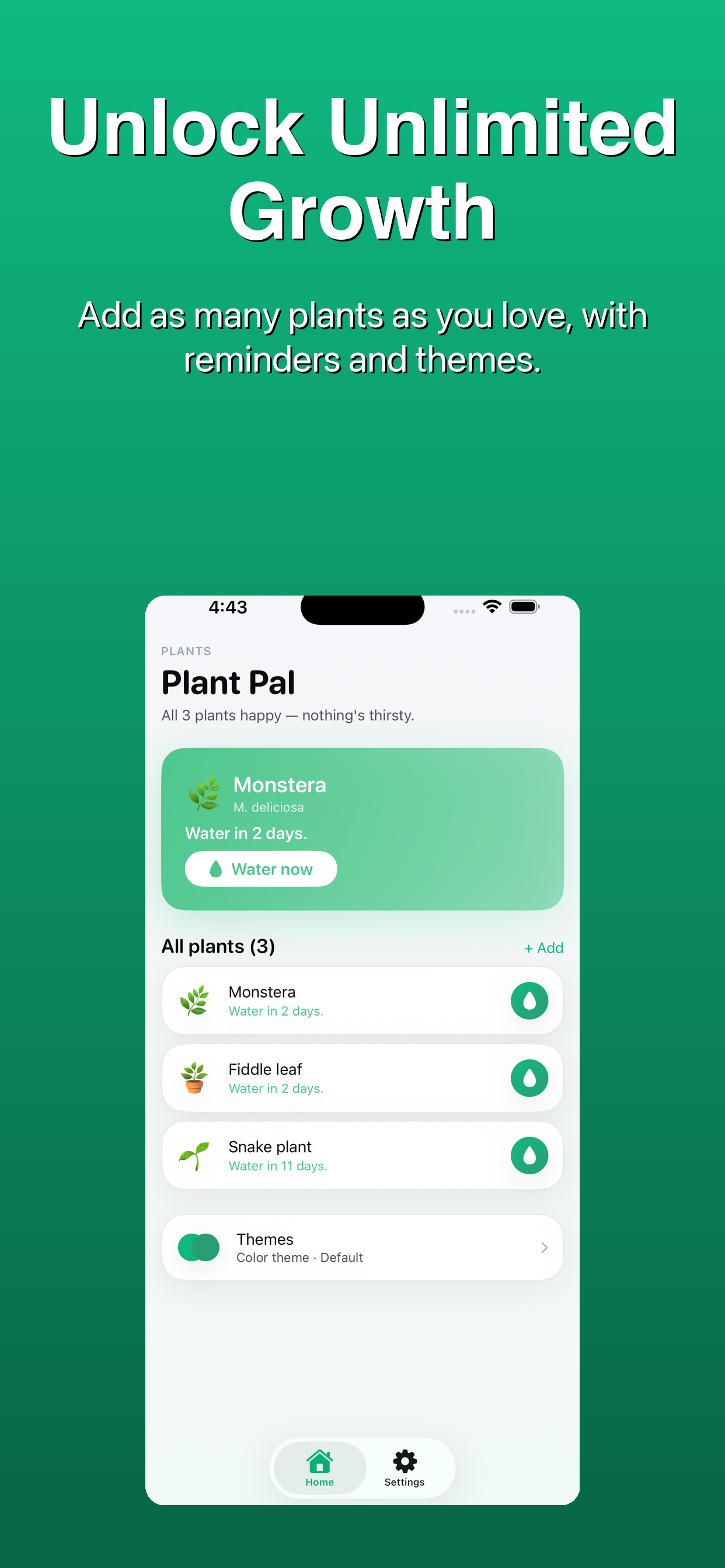 Plant Watering Schedule screenshot 3