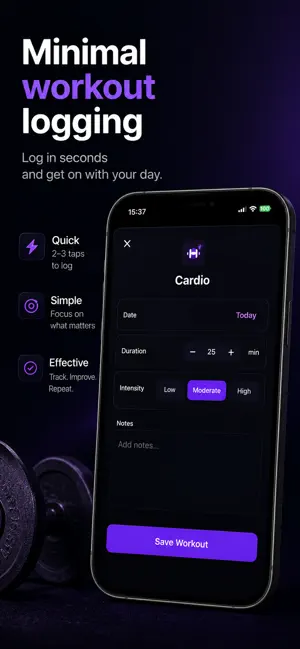 Easy Workout Logger screenshot 3