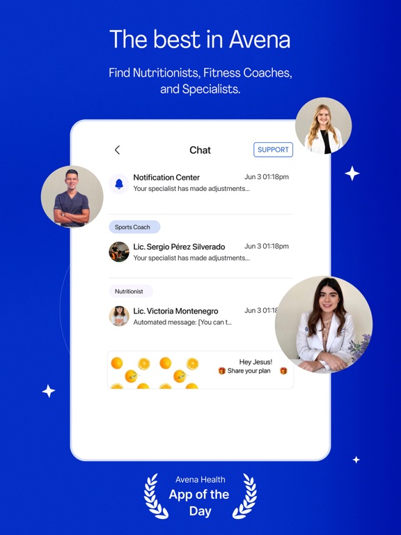 Avena Health iPad screenshot 1 - Health & Fitness app