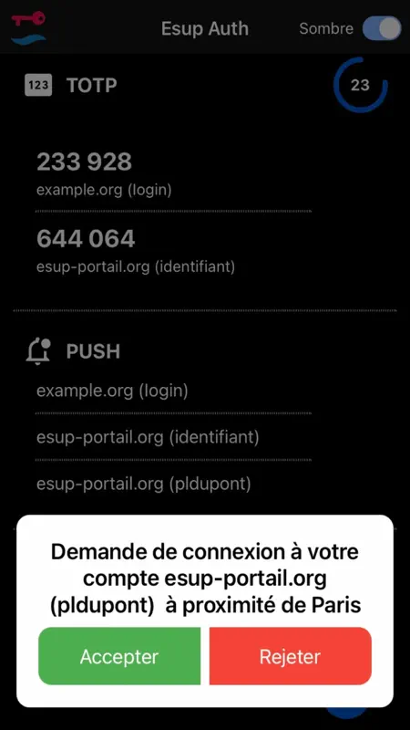Esup Auth screenshot 5 of 6