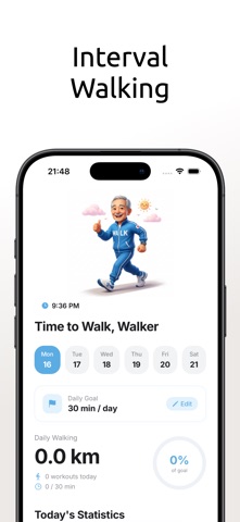 Japanese Health Walking iPhone screenshot