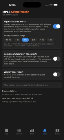 MPLS Crime Watch app screenshot 3