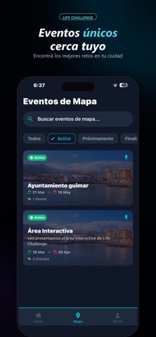 Challenge Event screenshot