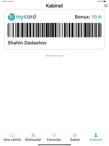 MyShops iPad screenshot