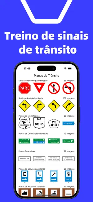 Simulado Detran CNH Prova 2026 iPhone screenshot 5
