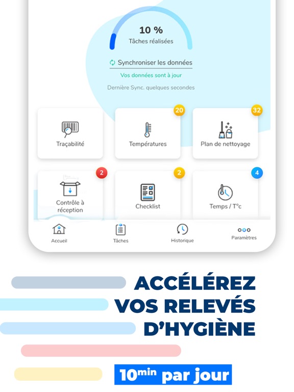 Screenshot #4 pour traqfood HACCP/Traçabilité/T°C