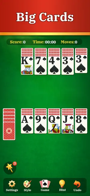Spider Solitaire Zen Card Game screenshot 1