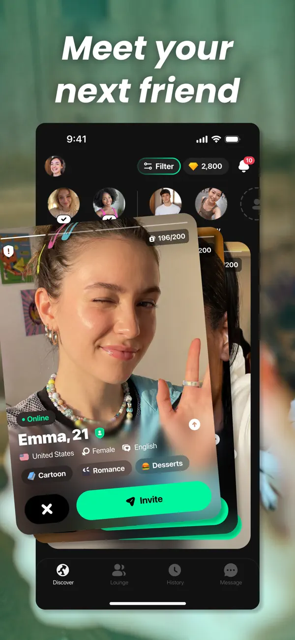 #1. Azar: Chat, Meet Friends (iOS) Podle: Hyperconnect LLC