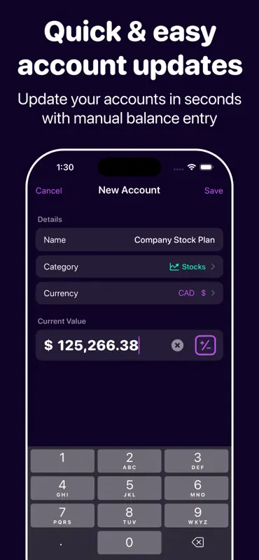 Net Worth Tracker - WealthLog screenshot 7 of 10