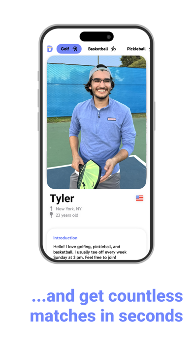 Doubles Sports: Team Up & Play iPhone screenshot 4 - Lifestyle app