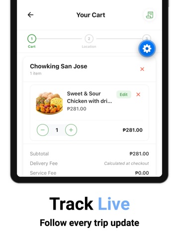 HEYRIDE: Foods & Delivery iPad screenshot 5